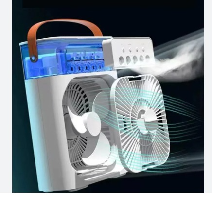 Multifunction Water Spray Mist Fan Air Cooler fan USB Electric Fan Portable Fan
